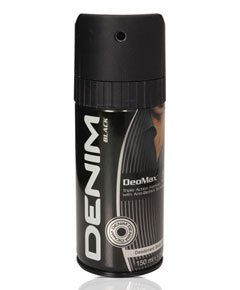 Denim Deomax Black Deodorant Body Spray