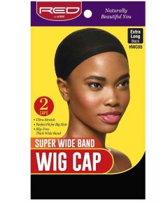 Super Wide Band Wig Cap Black HWC05
