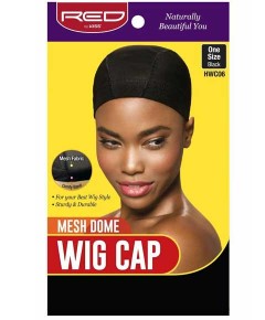 Mesh Dome Wig Cap Black HWC06