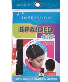 Side Parting Style Braided Cap