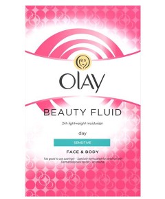 Olay Sensitive Beauty Fluid Lightweight Face And Body Moisturiser  