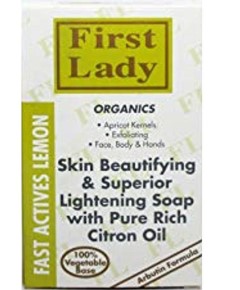 First Lady Organics Fast Actives Lemon Soap