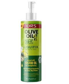 ORS Olive Oil Fix It Liquifix Spritz Gel Infused With Castor Oil