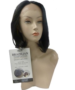 Brazilian Temptation Swiss Lace Wig HH Short Bob