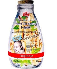 Purederm Skin Recovery Red Ginseng Mask