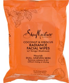 Shea Moisture Coconut and Hibiscus Wipes |  Facial Wipes