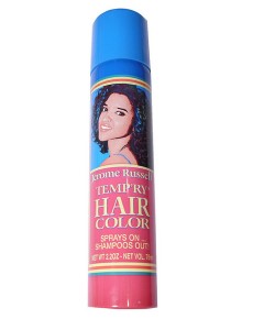 Jerome Russell Temporary Hair Color Sprays On Shampoos Out