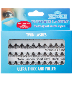 Twin Lashes Ultra Thick And Fuller Short Black Lashes