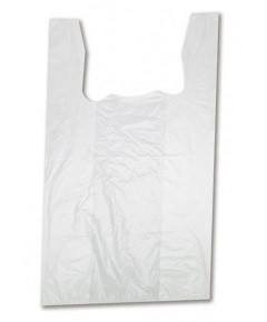 Plain White Carrier Bag